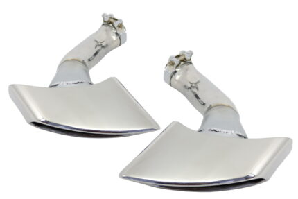 Exhaust Muffler Tips suitable for BMW X6 E71 (2008-2014) V8 Design