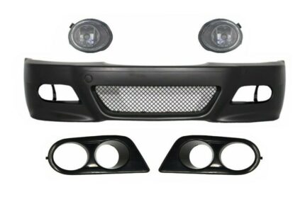Front Bumper with Fog Lights and Covers suitable for BMW E46 3 Series (1998-2004) M3 Look