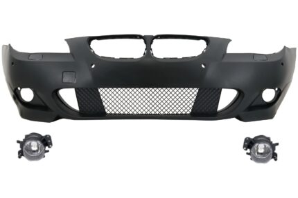 Front Bumper suitable for BMW 5 Series E60 Sedan E61 LCI Touring (2007-2010) M-Technik Design PDC 18mm
