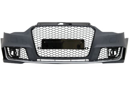 Front Bumper suitable for Audi A3 8V (2012-2015) Sedan Saloon Convertible RS3 Design Piano Black