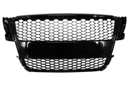 Badgeless Front Grille suitable for Audi A5 8T (2007-2011) RS Design Piano Black