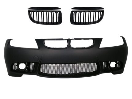 Front Bumper suitable for BMW E90 E91 Non LCI (2004-2008) M3 with Grilles Double Stripe