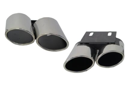 Exhaust Muffler Tips Tail Pipes suitable for Audi A3 8V Sedan Sportback Coupe (2012-2017) S3 Quad Design