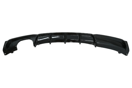 Rear Bumper Spoiler Air Diffuser suitable for BMW 3 Series F30 F31 (2011-up) M-Sport Design Left Double Outlet Piano Black