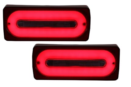 Full LED Taillights Light Bar suitable for Mercedes G-class W463 (1989-2015) RED Dynamic Sequential Turning Lights