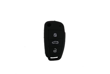 Silicone Car Key Cover suitable for AUDI - Black