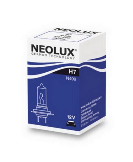 Neolux H7 Halogen Headlamp N499 12V carton box (1 unit)