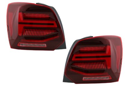 Taillights Full LED suitable for VW Polo 6R 6C 61 (2011-2017) Sequential Dynamic Turning Lights Vento Look