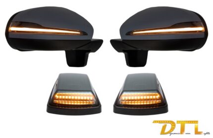 Complete Mirror Assembly with Turning Lights LED Sequential Dynamic suitable for Mercedes G-Class W463 (1989-2017) 2018 Facelift Design