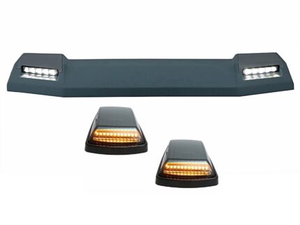 Front Roof Spoiler and Turning Lights suitable for Mercedes G-Class W463 (1989-2017) 6X6 Design