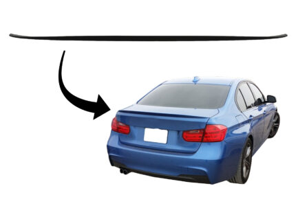 Trunk Boot Lid Spoiler suitable for BMW 3 Series F30 (2010-up) M3 Design Matte Black