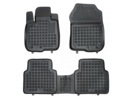 Rubber Floor Mats Black suitable for Honda CR-V V (2018-up) CR-V e:HeV (2022-up) Hybrid (HEV)