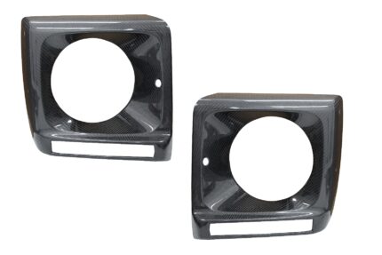 Headlights Covers Carbon Fiber suitable for Mercedes G-Class W463 (1989-2018) G65 Design