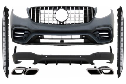 Body Kit suitable for Mercedes GLC SUV X253 (2015-07.2019) GLC63 Design with Running Boards