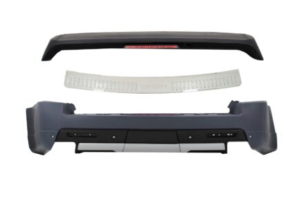 Rear Bumper with Foot Plate Aluminum and Roof Spoiler suitable for Land Rover Range Rover Sport (2005-2009) L320 Autobiography Design