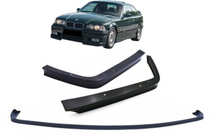 Front Bumper Spoilers Splitters Flaps suitable for BMW 3 Series E36 (1992-1998) M3 GT Design