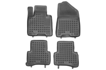 Rubber Floor Mats Black suitable for KIA Sportage IV Facelift (2018-)