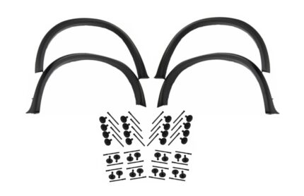 Wheel Arches Fender Flares with 32 pieces Plastic Auto Clips suitable for BMW X5 E70 (2007-2013) M Design
