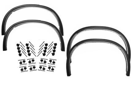Wheel Arches Fender Flares with 32 pieces Plastic Auto Clips suitable for BMW X5 F15 (2014-2018) M Design