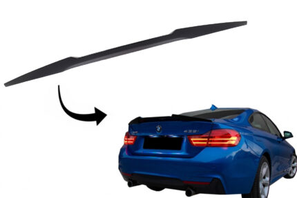 Trunk Spoiler suitable for BMW 4 Series Coupe F32 (2013-up) M4 CSL Design Matte Black