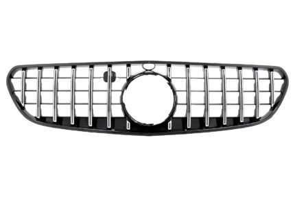 Central Grille suitable for Mercedes S-Class Coupe C217 (2014-2017) Cabrio A217 (2015-2017) GT-R Panamericana Design Chrome