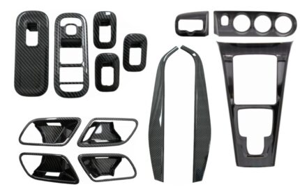Complet Kit Interior Frames Decorative suitable for Mercedes A W177 V177 (2018-up) Carbon Film