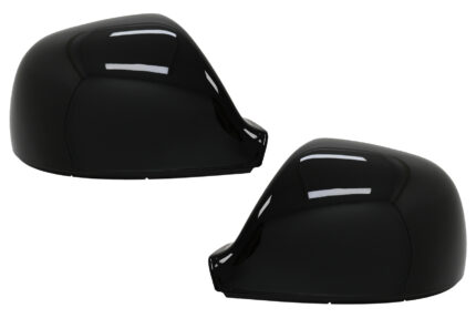 Mirror Covers suitable for VW Amarok (2010-2020) Transporter Multivan T5 Facelift (2010-2015) Transporter T6 (2016-2018) Piano Black