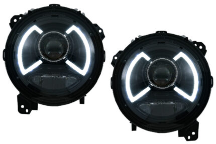 Full LED Headlights suitable for Jeep Wrangler IV JL/JLU (2018-up) Light Bar