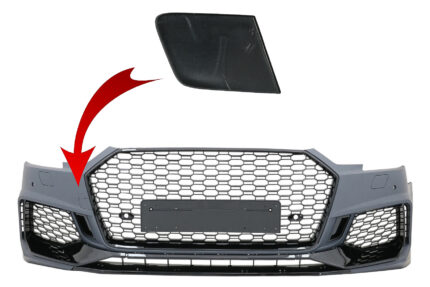 Tow Hook Cover Front Bumper suitable for AUDI A4 B9 8W Limousine Avant (2016-2018) Quattro RS4 Design