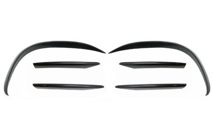 Front Bumper Splitters Fins Flaps Aero suitable for Mercedes C-Class W205 S205 C205 A205 Facelift (2019-up) C43 Design