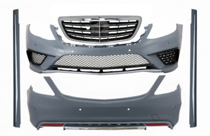 Body Kit with Front Grille Chrome suitable for Mercedes S-Class W222 (2013-06.2017) S63 Design