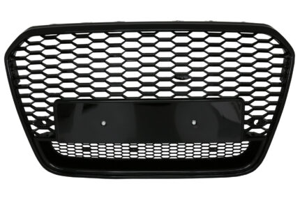 Front Grille suitable for Audi A6 C7 4G Pre-Facelift (2011-2014) RS6 Design Piano Black