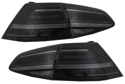 Full LED Taillights suitable for VW Golf 7 & 7.5 VII (2012-2020) Facelift Retrofit G7.5 Look Dynamic Sequential Turning Lights Smoke