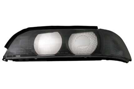Headlight Lens Left Side Smoke Grey suitable for BMW 5 Series E39 (1995-2000)