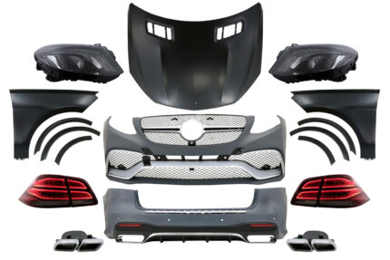 Body Kit suitable for Mercedes M-Class W166 (2012-2015) Conversion to GLE