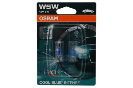 OSRAM COOL BLUE INTENSE NEXT GEN W5W Auxiliary Light Halogen Bulb License Plate/Position Light 2825CBN-02B 12V BLISTER