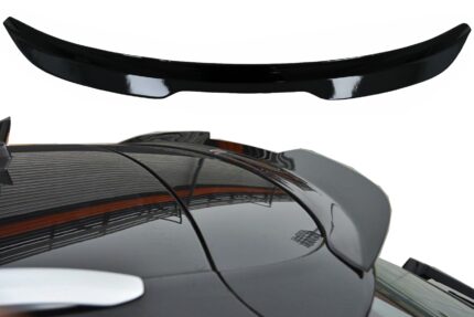 Roof Spoiler Wing suitable for Audi A6 C7 4G Avant (2011-2015) Piano Black Add-On