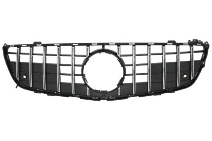Front Grille suitable for Mercedes SL-Class R231 (2012-2016) GT-R Panamericana Design Black Chrome