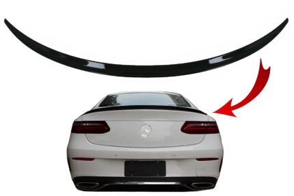 Trunk Boot Spoiler suitable for Mercedes E-Class C238 Coupe (2016-up) Piano Black