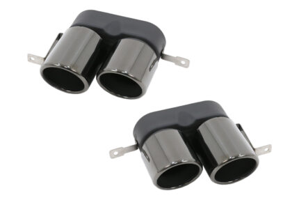 Exhaust Muffler Tips suitable for BMW 3 Series G20 G28 M-Sport (2019-up) Titanium Black