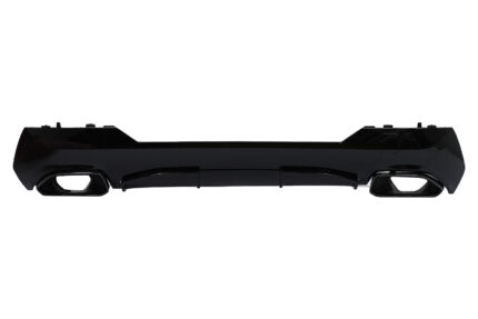 Rear Bumper Valance Diffuser With Exhaust Tips suitable for BMW 4 Series G22 G23 M Sport (2020-up) M440i Design Black