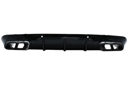 Rear Diffuser with Black Exhaust Tips suitable for Mercedes CLS-Class C257 Sport Line (2018-up) CLS63 Design