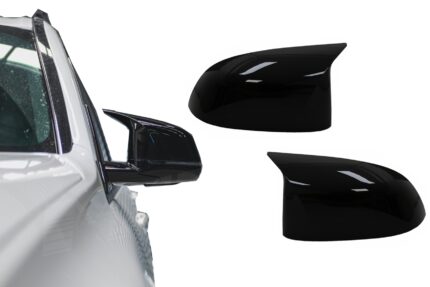 Mirror Covers suitable for BMW X3 G01 X3 G08 X4 G02 X5 G05 X6 G06 X7 G07 (2017-2020) M Sport Design Piano Black