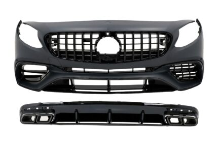 Body Kit suitable for Mercedes S-Class Coupe C217 Sport Line (2015-2021) S63 Design All Black