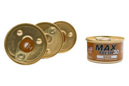 Paradise Air Fresh Organic Air Freshener Uncapped Can Max Fresh 30 4 Cans Gold