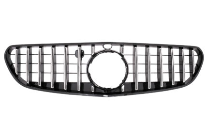 Central Grille suitable for Mercedes S-Class Coupe C217 (2014-2017) Cabrio A217 (2015-2017) Chrome Stripes GT-R Panamericana Design
