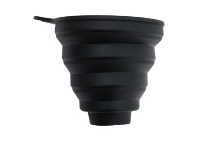 Silicone Foldable Oil Funnel Black L