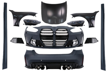 Complete Body Kit suitable for BMW 3 Series F30 (2011-2019) Conversion to 2021+ G80 M Design