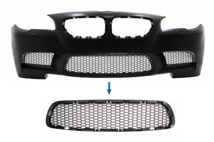 Front Bumper Central Lower Grille suitable for BMW 5 Series F10 F11 M5 (2009-2017)