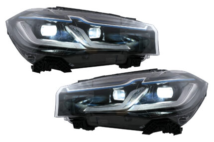 LED Headlights suitable for BMW X5 F15 (2013-2018) Conversion from HID to LED Black
